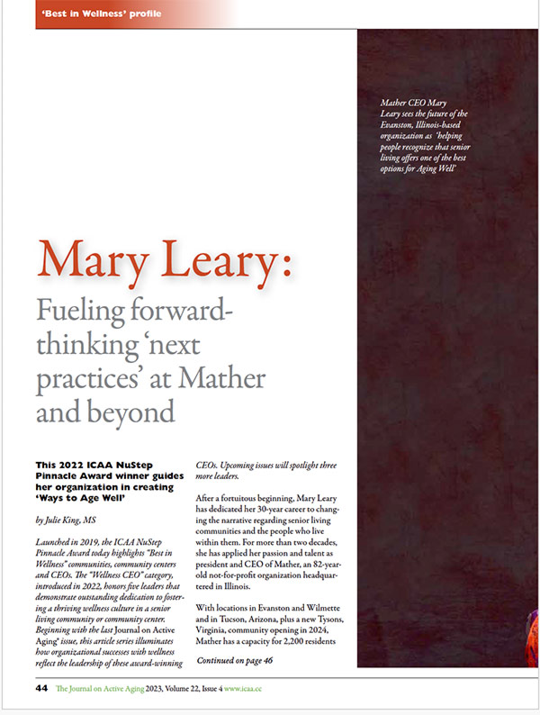 Mary Leary: Fueling forward-thinking 